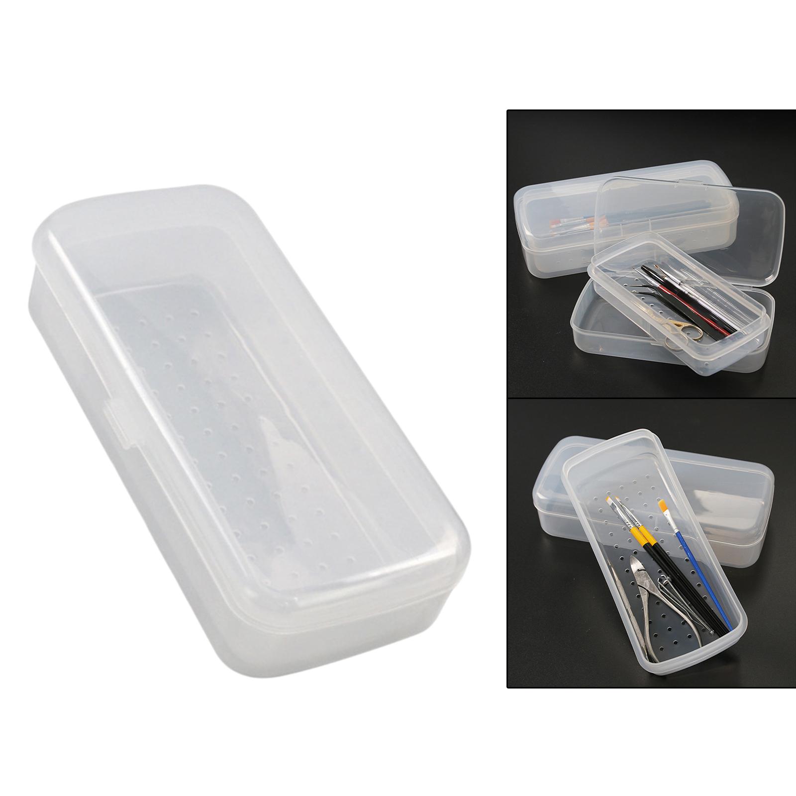 Nail Tools Sterilizer Tray Clean Sterilizing Box Waterproof 25.5x11.5cm