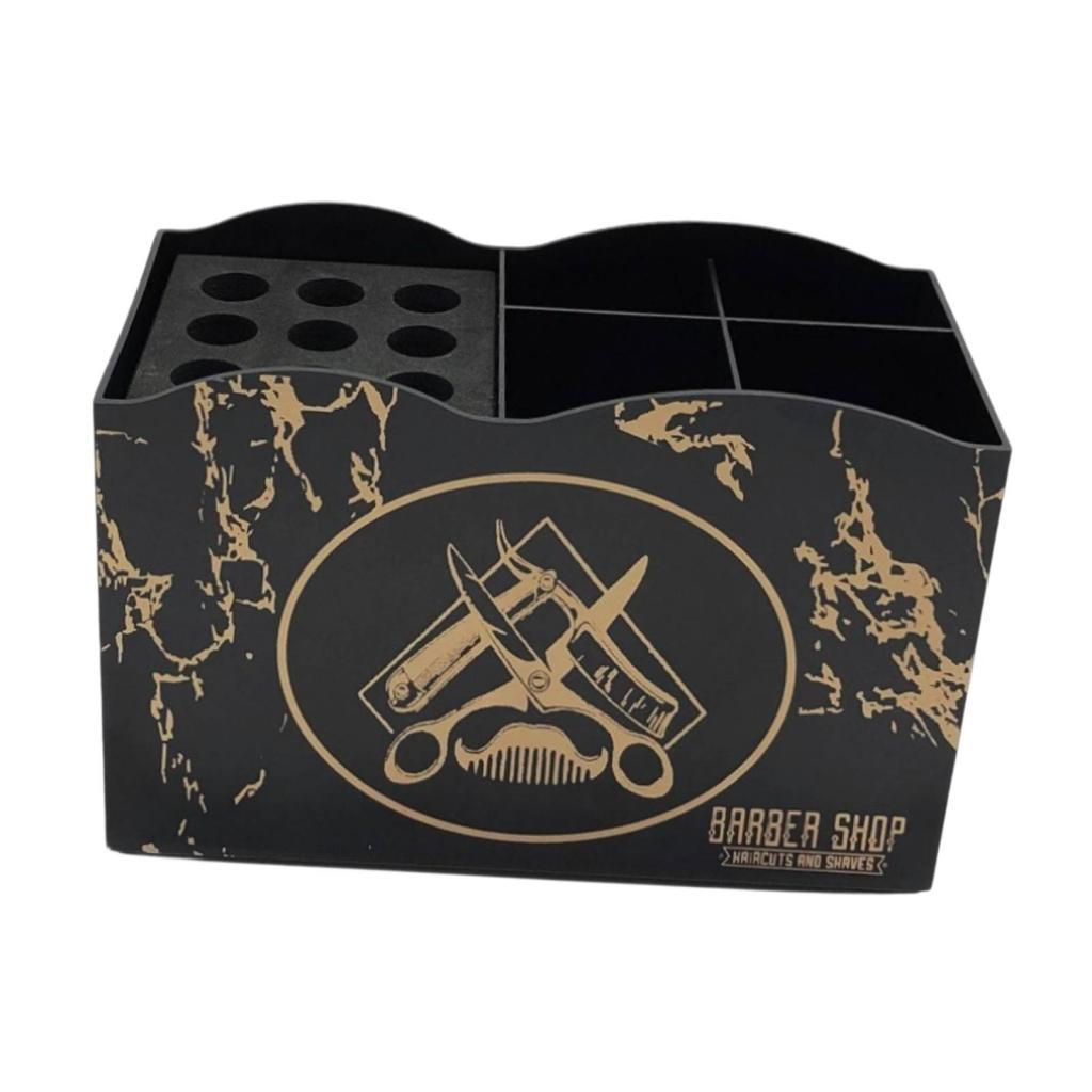 Haircut Tool Storage Box Black