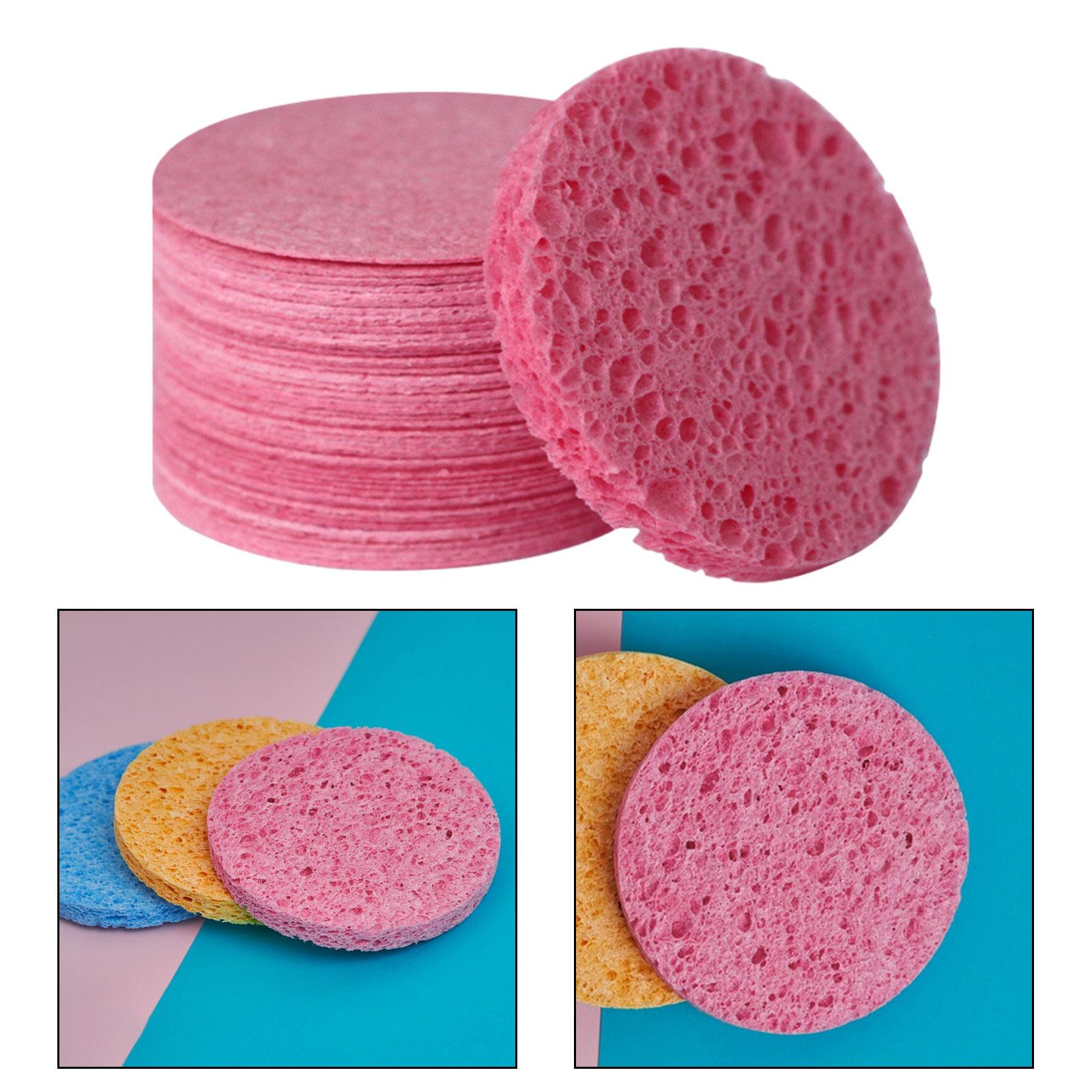 Facial Cleansing Sponges Absorbent Professional Durable Mask Removal Sponges 30pcs