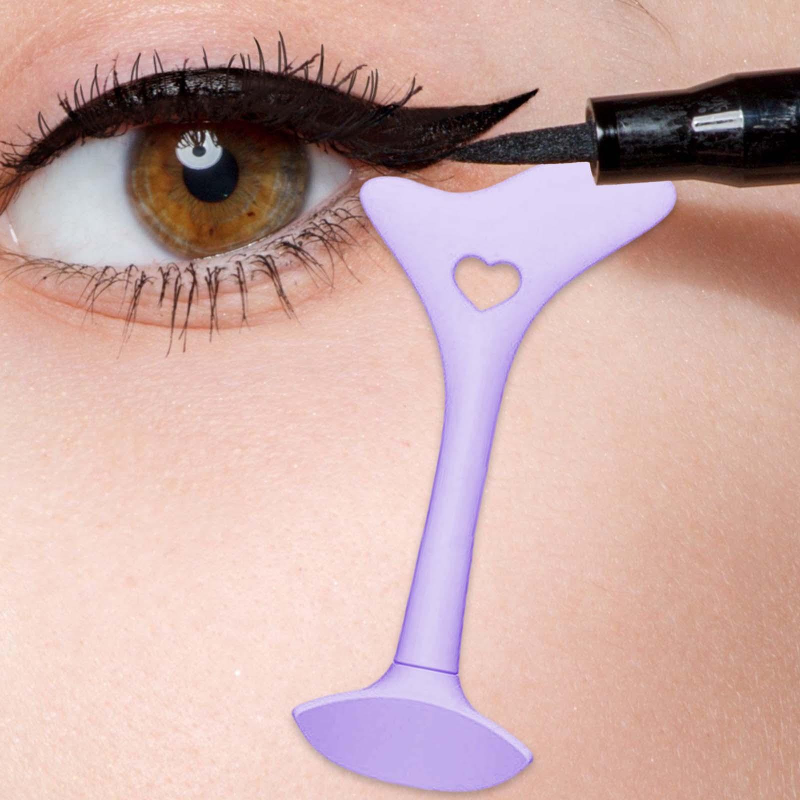 Multipurpose Winged Eyeliner Silicone Winged Tip Eyeliner Aid Face violet
