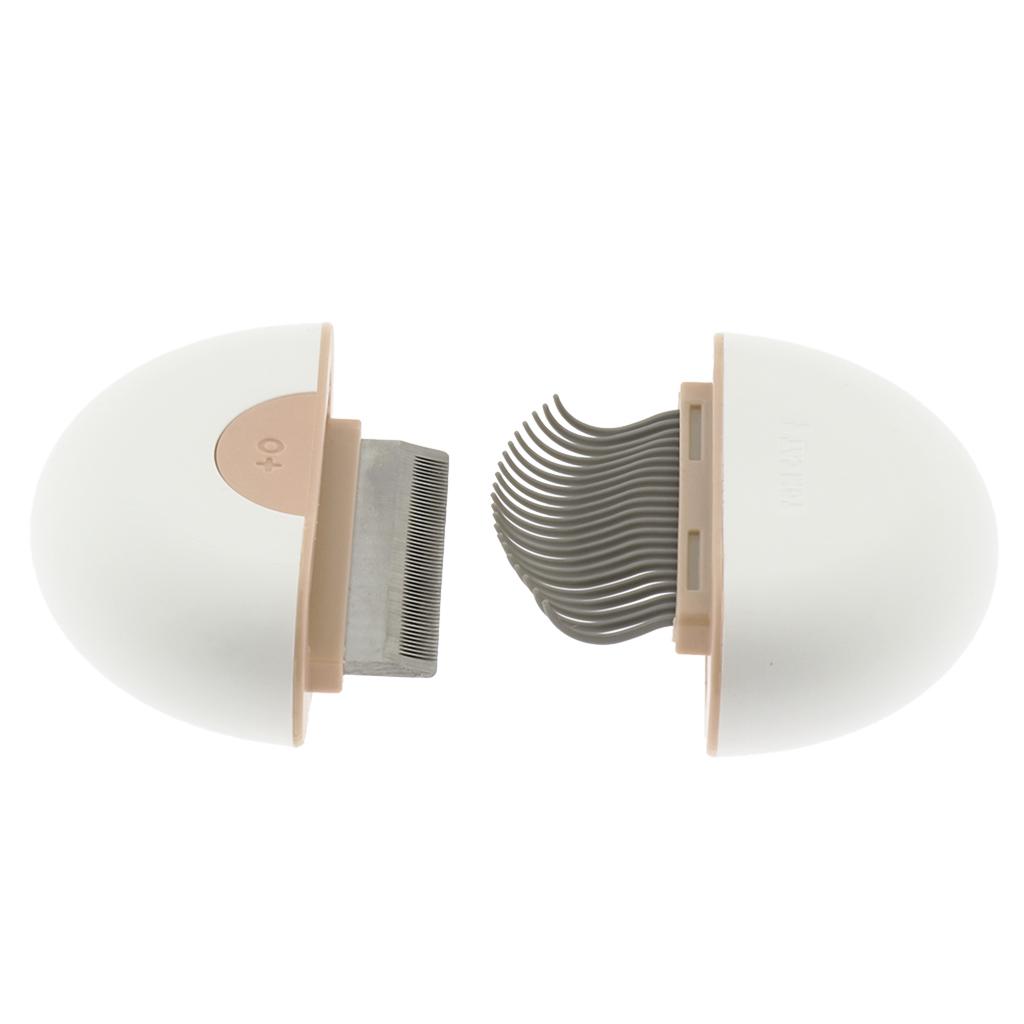 Pet Grooming Comb Shedding Hair Remove Brush Massage Tool Cat Supplies brown