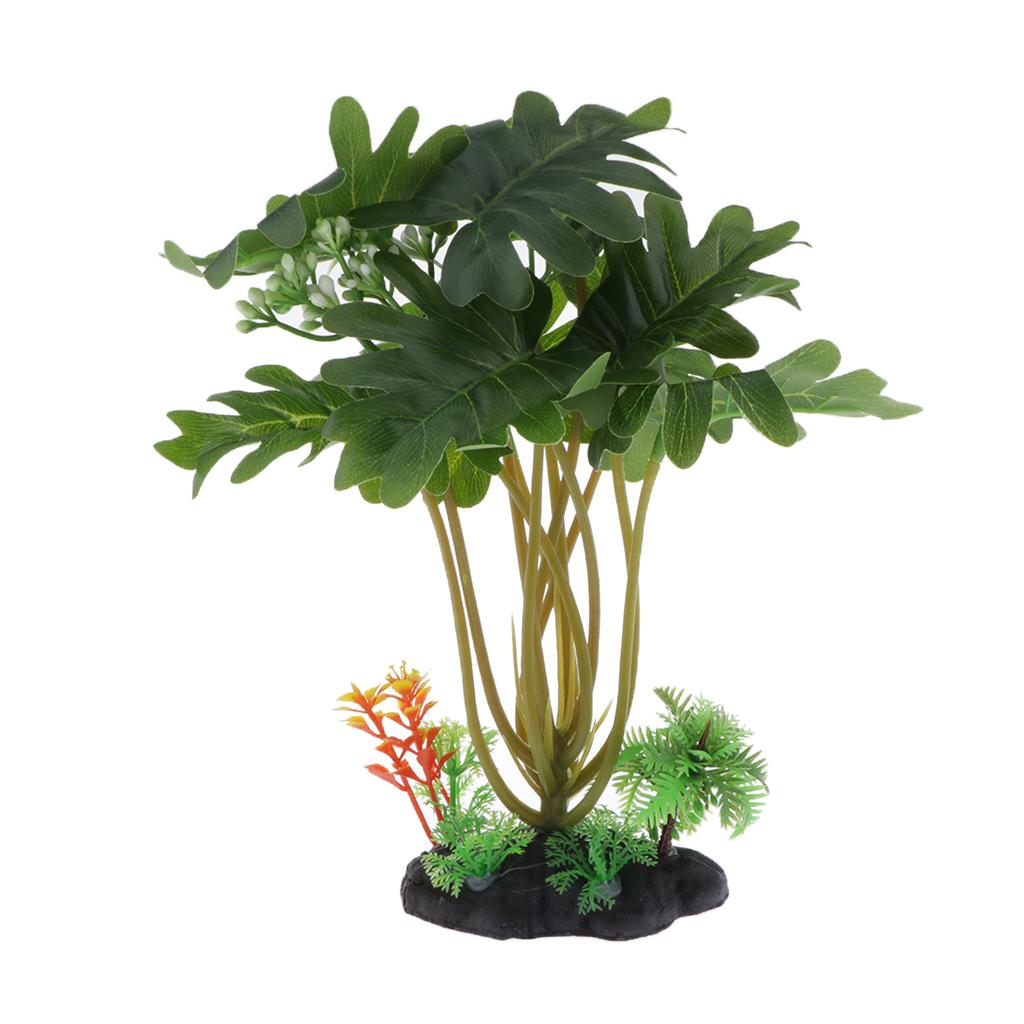 Simulation Artificial Aquarium Plastic Plants Landscaping Fish Tank Decor