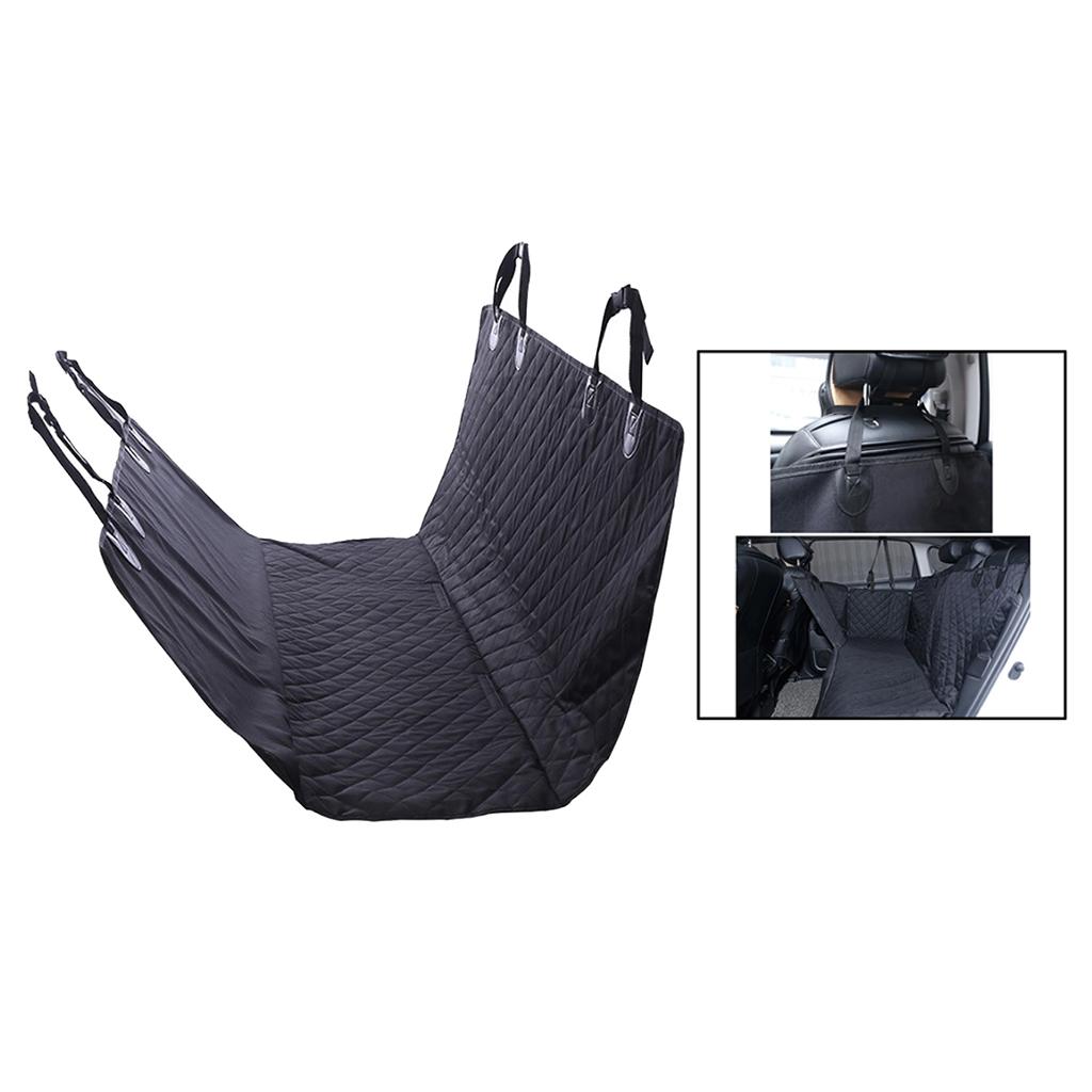 Pets Dog Car Back Seat Cover Protectors Organizer Waterproof No Zipper