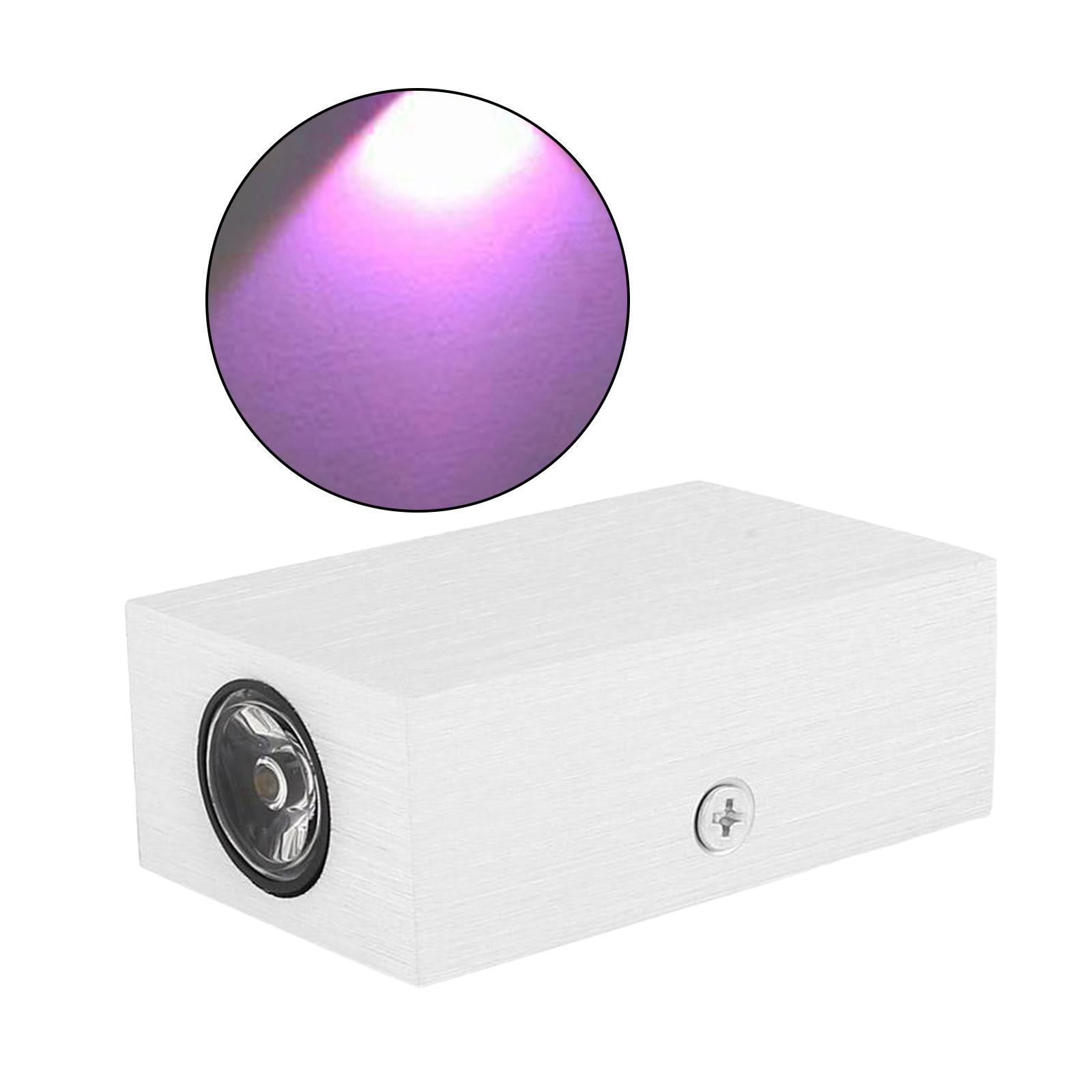 LED Wall Light Up Down Lamp Sconce Lighting Bedroom Fixture Purple Light