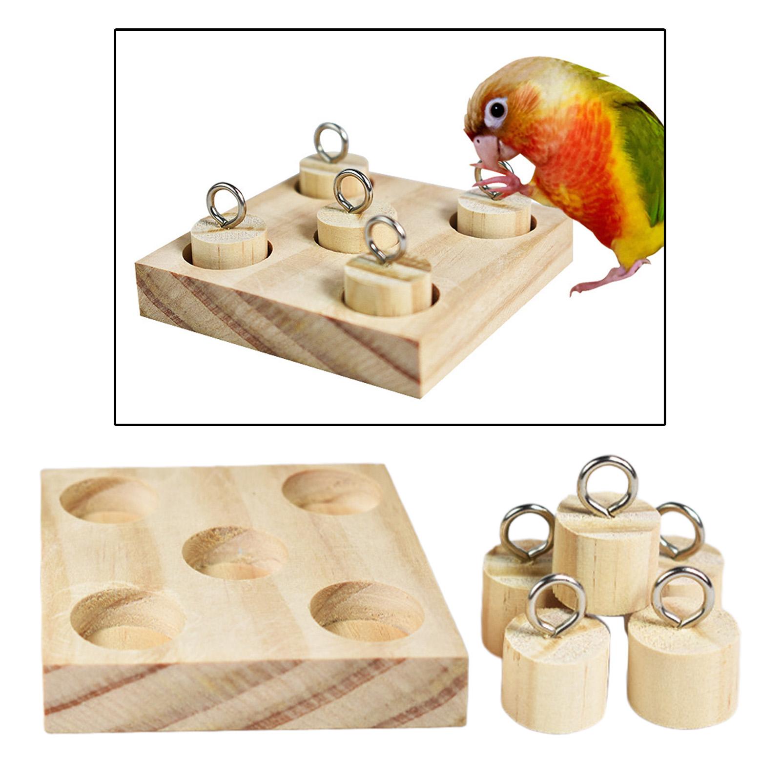 Birds Trick Tabletop Toys Educational Toys Intelligence Wooden Block Toy