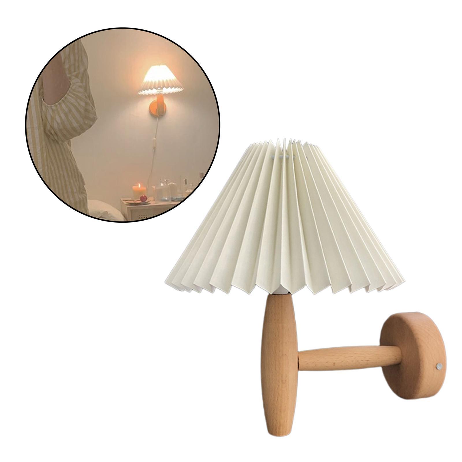 Wall Sconces Wall Lamp Reading Light Stairway Fixture Beige Shade