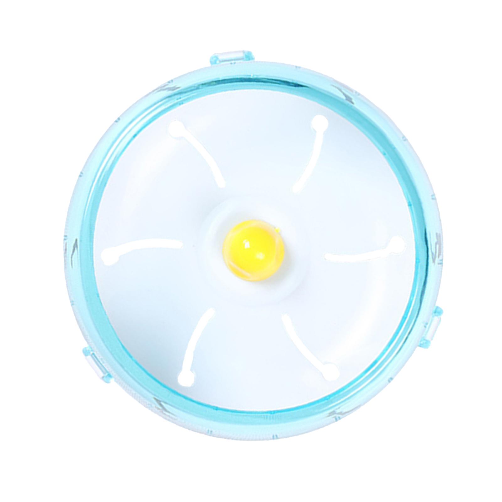 2 PCS Plastic Running Disc Spinner Hamster Exercise Wheel Pink Blue 21cm