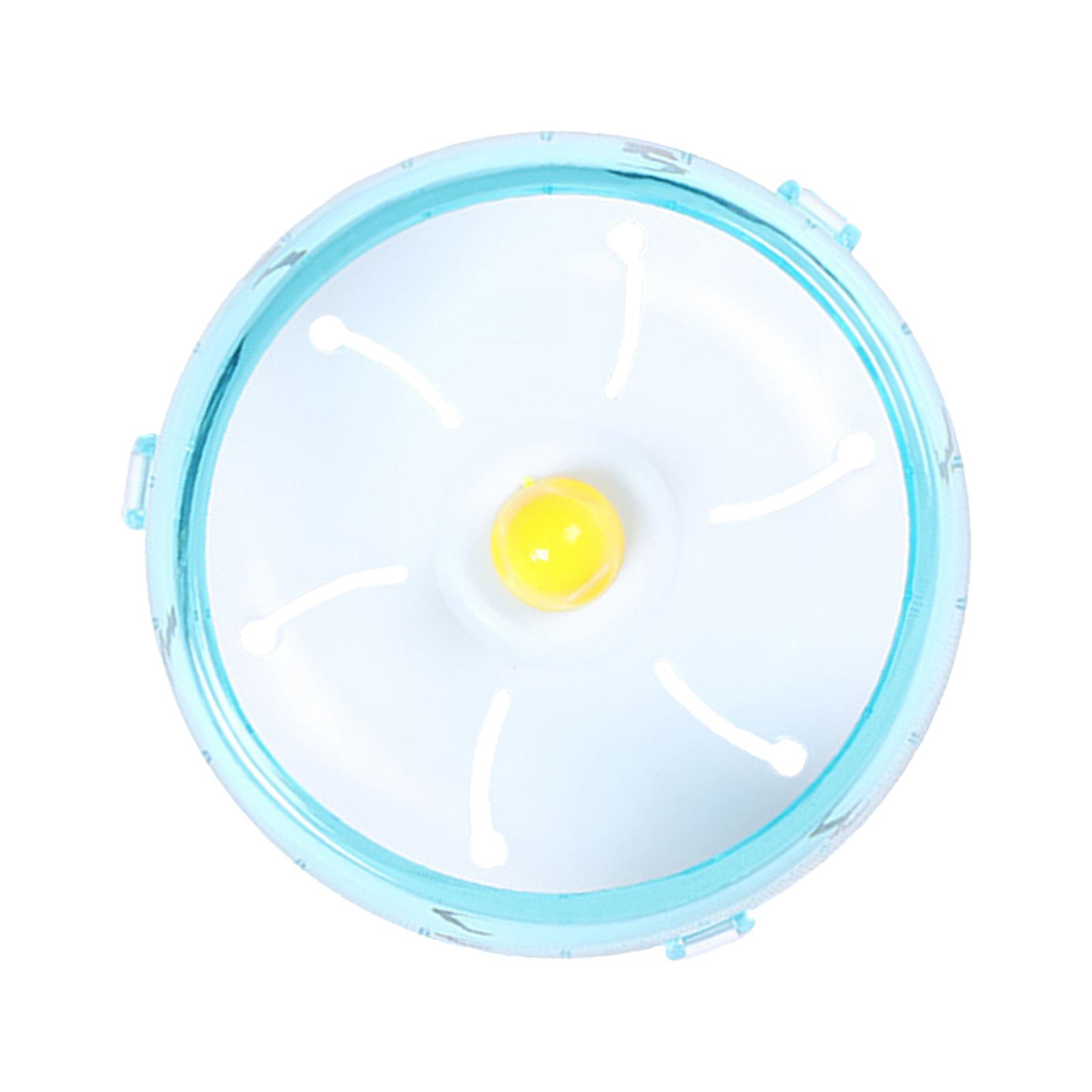 Plastic Running Disc Spinner Hamster Exercise Wheel Blue 21cm