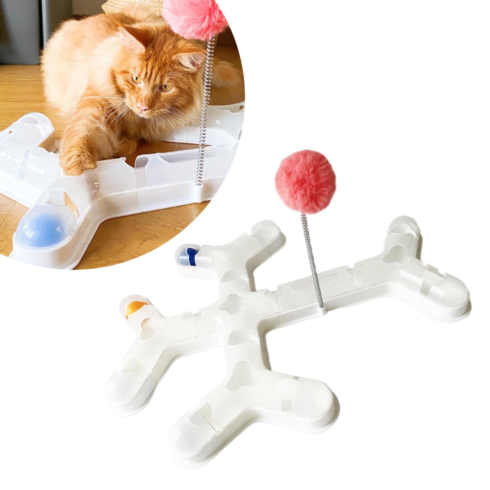 Cat Interactive Toy Turntable Toys Exercising Funny Training Kitten