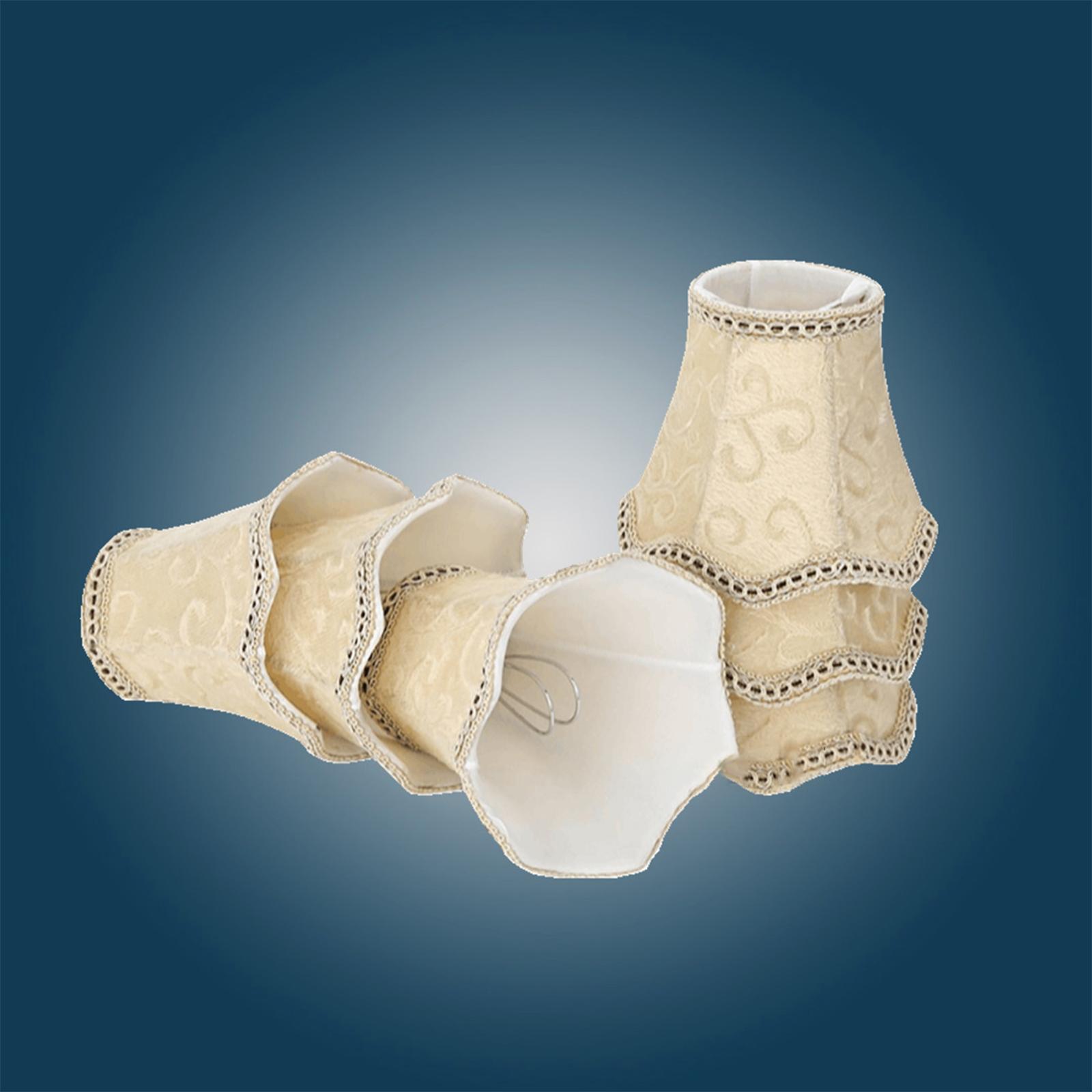 6x Chandelier Lamp Shades Replacement Cover Library Cloth Lampshade Only