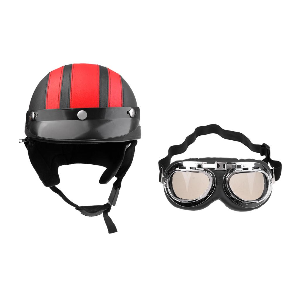 Motorrad Herren Jet Helm Fahrradhelm mit Visier UV Motorrad Herren Jet Helm Fahrradhelm mit Visier UV