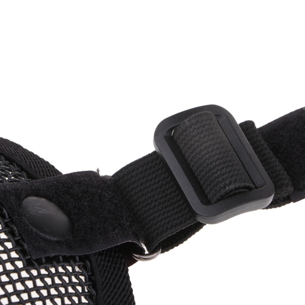 Tactical Steel Mesh Ear Muffs Protection Helmet Accessory Shooting  Black