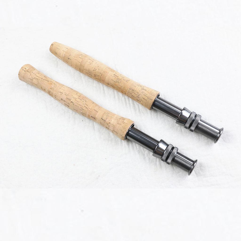 Cork Handle Split Rear Grip Reel Seat Fishing Rod Building Repair DIY