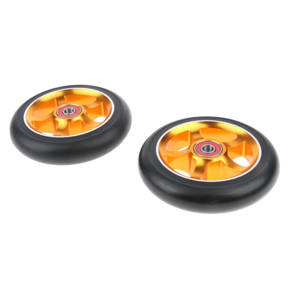 pro scooters 110mm Inline Skate or Scooter Wheel with Bearings rollerblade