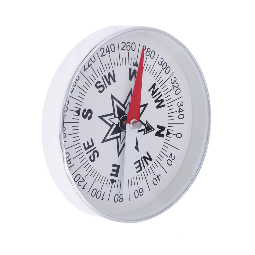 Aluminum Alloy Pocket Hiking Compass Ultralight Handy Hiking Emergency Tool