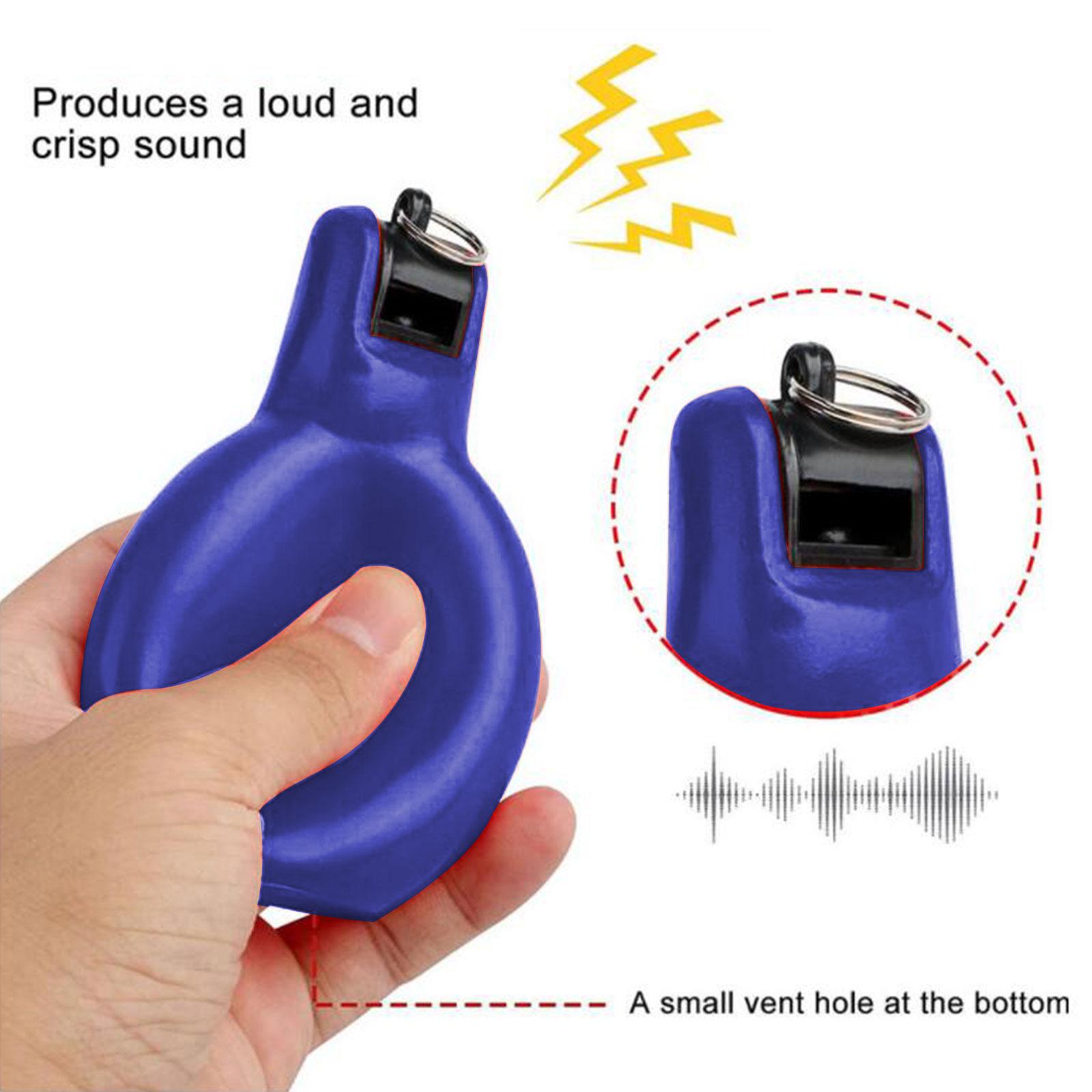Hand Whistles Handheld for Trekking Physical Education Games Walking navy blue