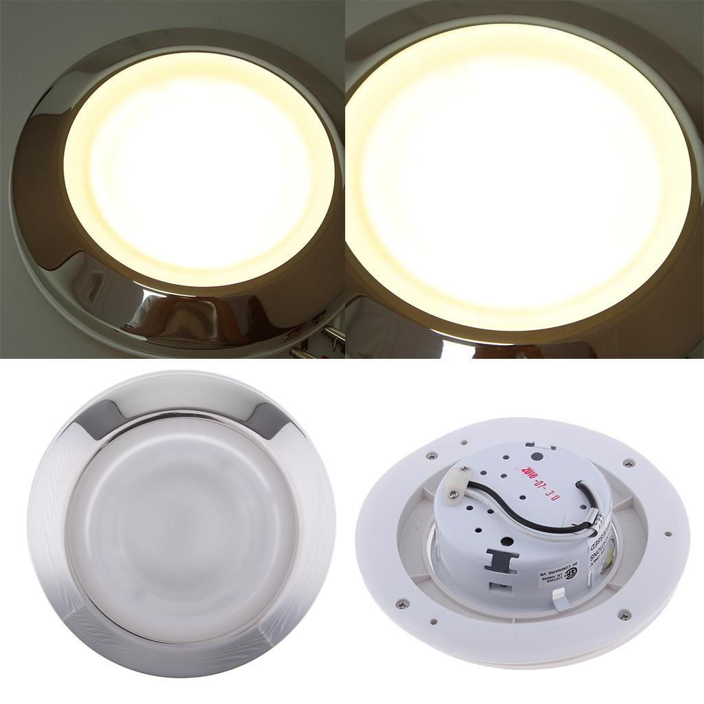 3.2W Round Slim Recessed LED Ceiling Panel Light Downlight Kit 3000K