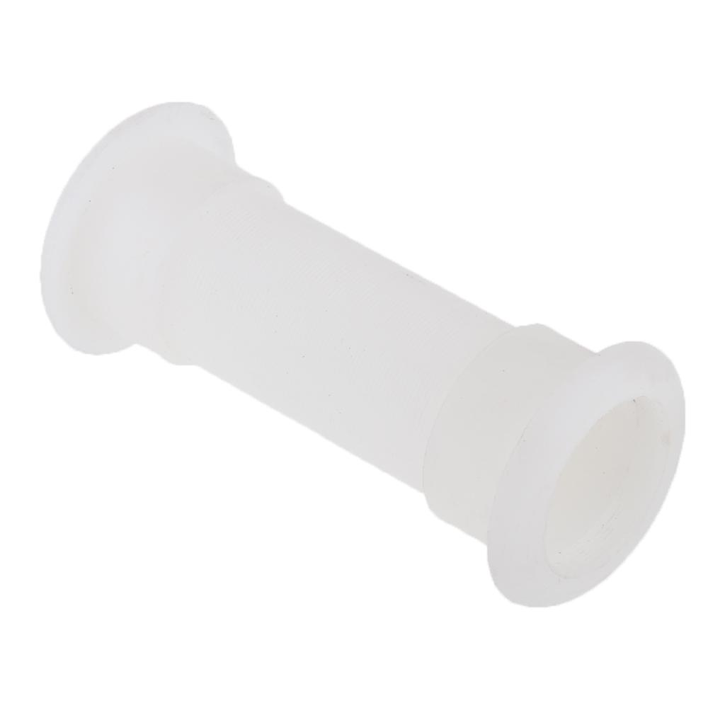 White Plastic Boat Thru Hull Connector / Fitting , Hole Diameter 18mm