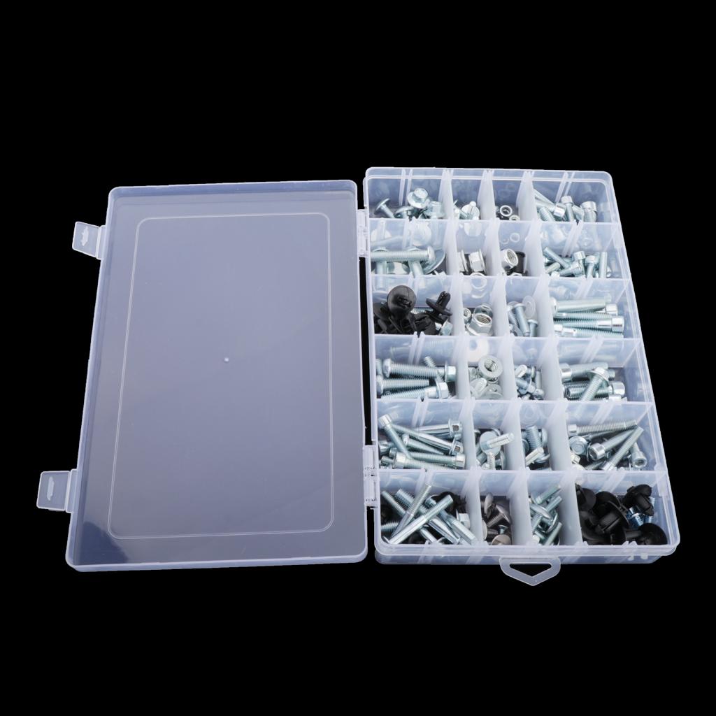 280pcs Japanese Sport Bike Bolt Kit Motorcycle Hardware Bolt Pack 