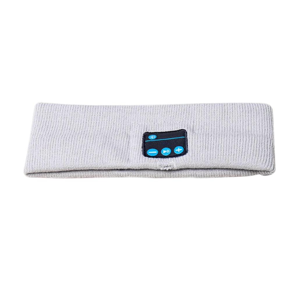 Wireless Bluetooth Stereo Sleep Headset Sports Headband Sweatband with Mic