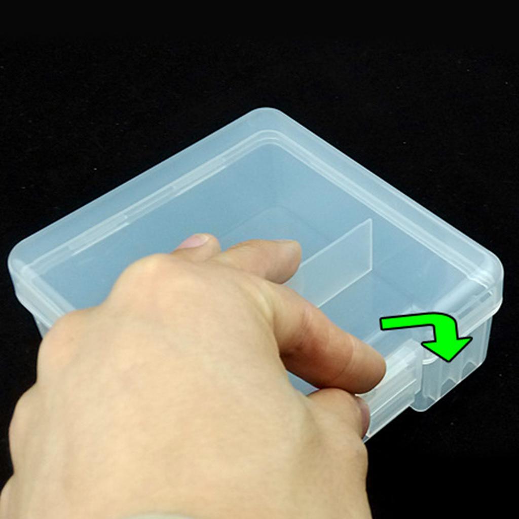 Clear AAA Plastic Battery Storage Case/Organizer/Holder Holds 100x AAA