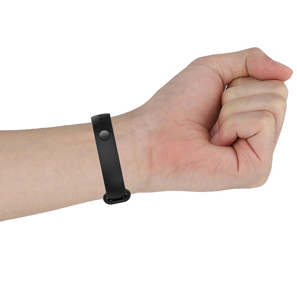 For Xiaomi MI Band 5 Replacement Silicone Wristband Watch Band Black