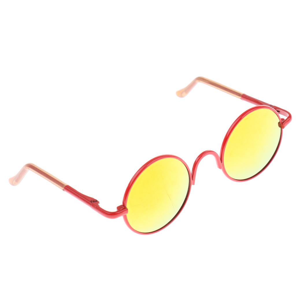 Mode Metall Puppe Brille Salon Puppe Doll Beach Sonnenbrillen ZPFT 