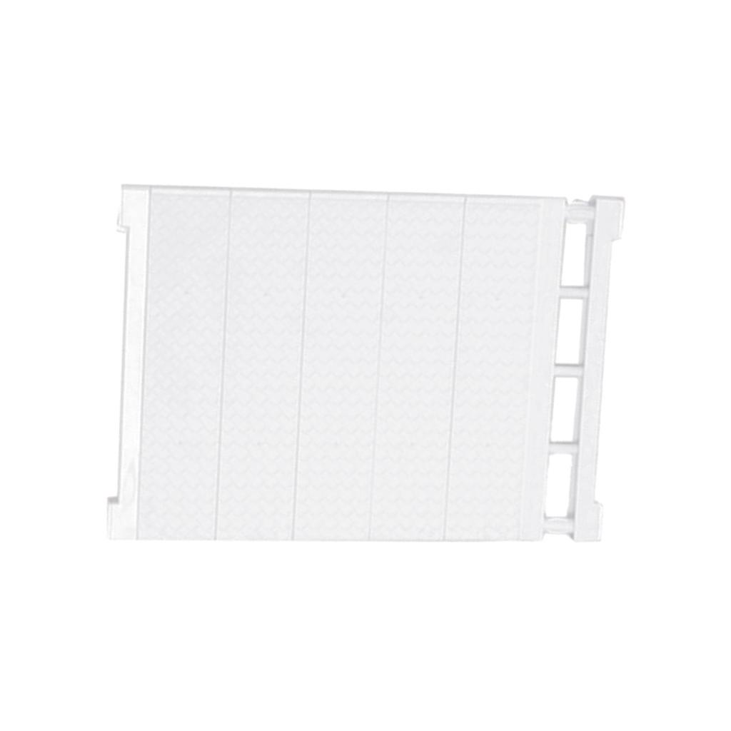 Expandable Shelf Closet Organizer Storage Adjustable Rack Rod White 50-80cm