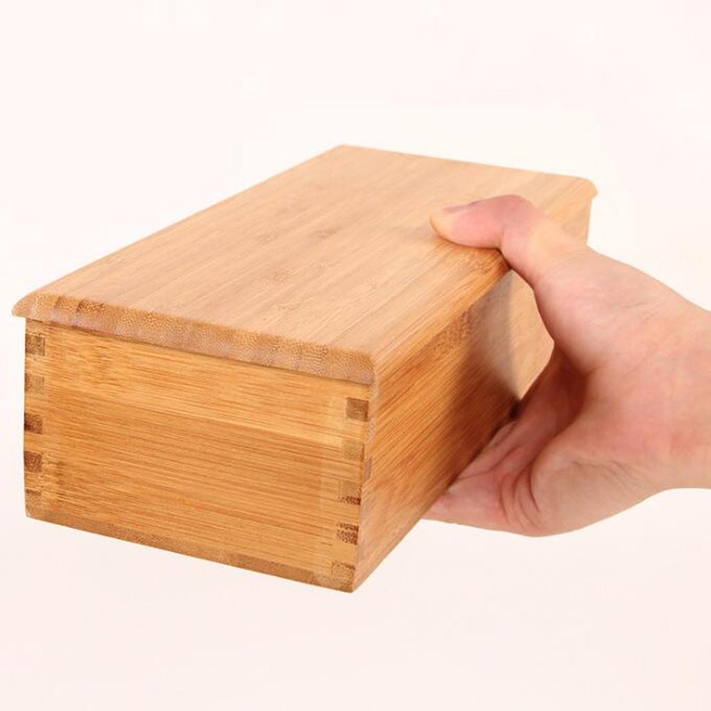 Home Restaurant Natural Bamboo Tableware Chopsticks Spoon Cage Storage Box