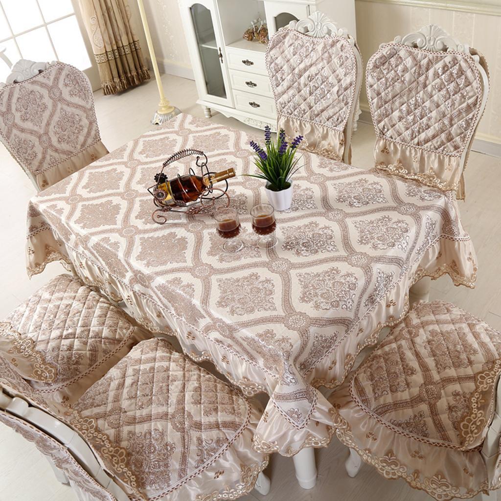 Dentelle Détails Coussin Chaise Canapé Housse Sur Pour Table SMqzVUp