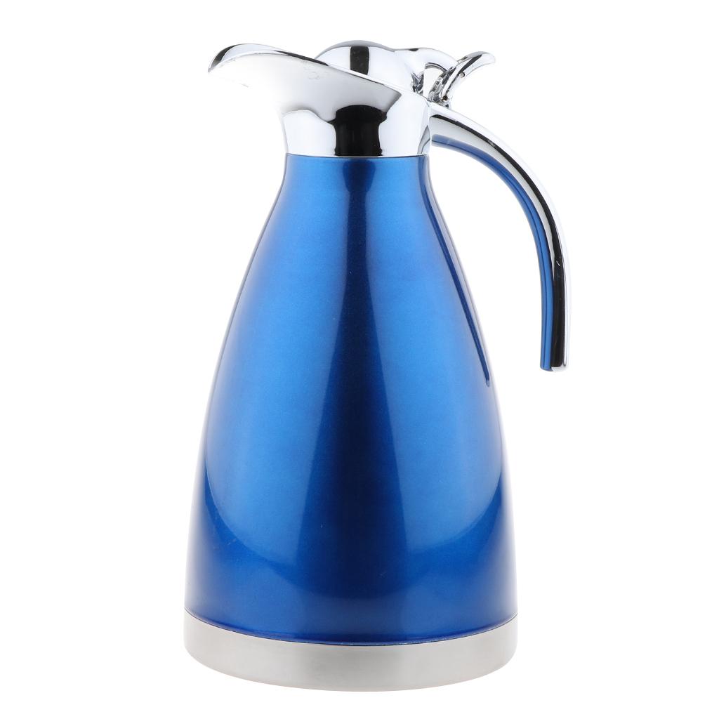 Vacuum Coffee Bottle Thermal Insulated Pitcher Jug Stainless Coffee Pot ...