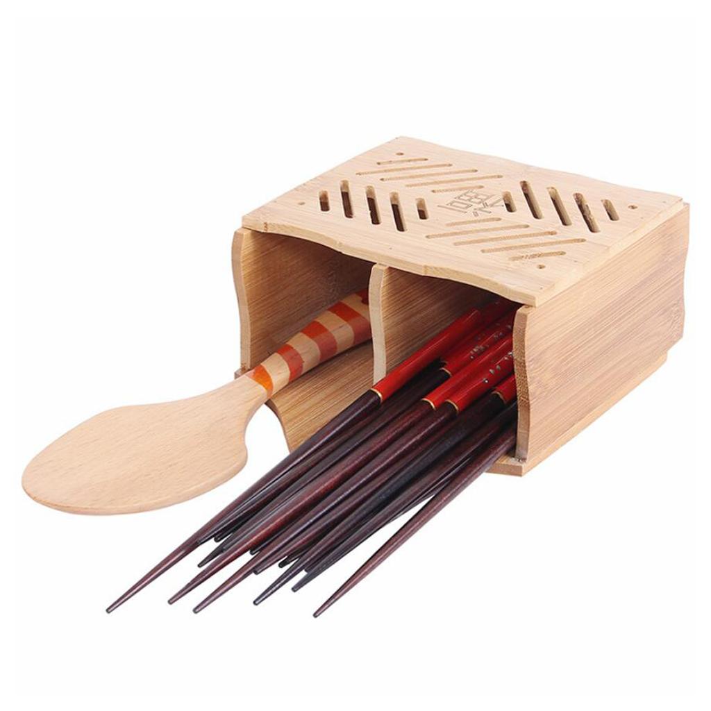 Ladles Holder Divider Organizer Kitchen Utensil Double grid character