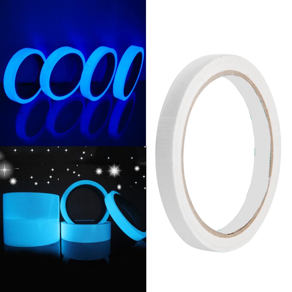 Glow In The Dark Stickers Self-adhesive Tape Sticker Blue 3cmx5m