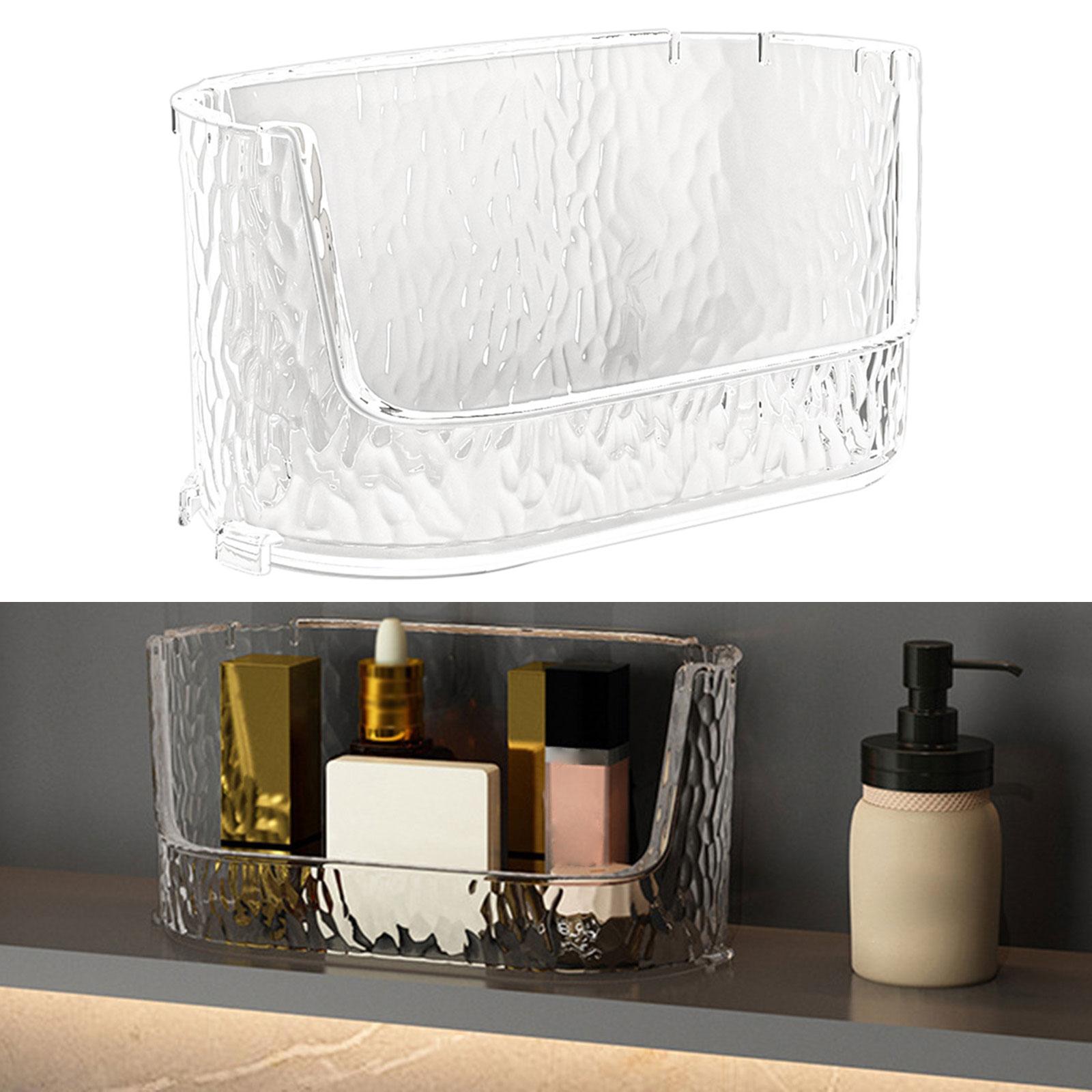 Makeup Organizer Elegant Cosmetic Display Case for Desktop Vanity Countertop