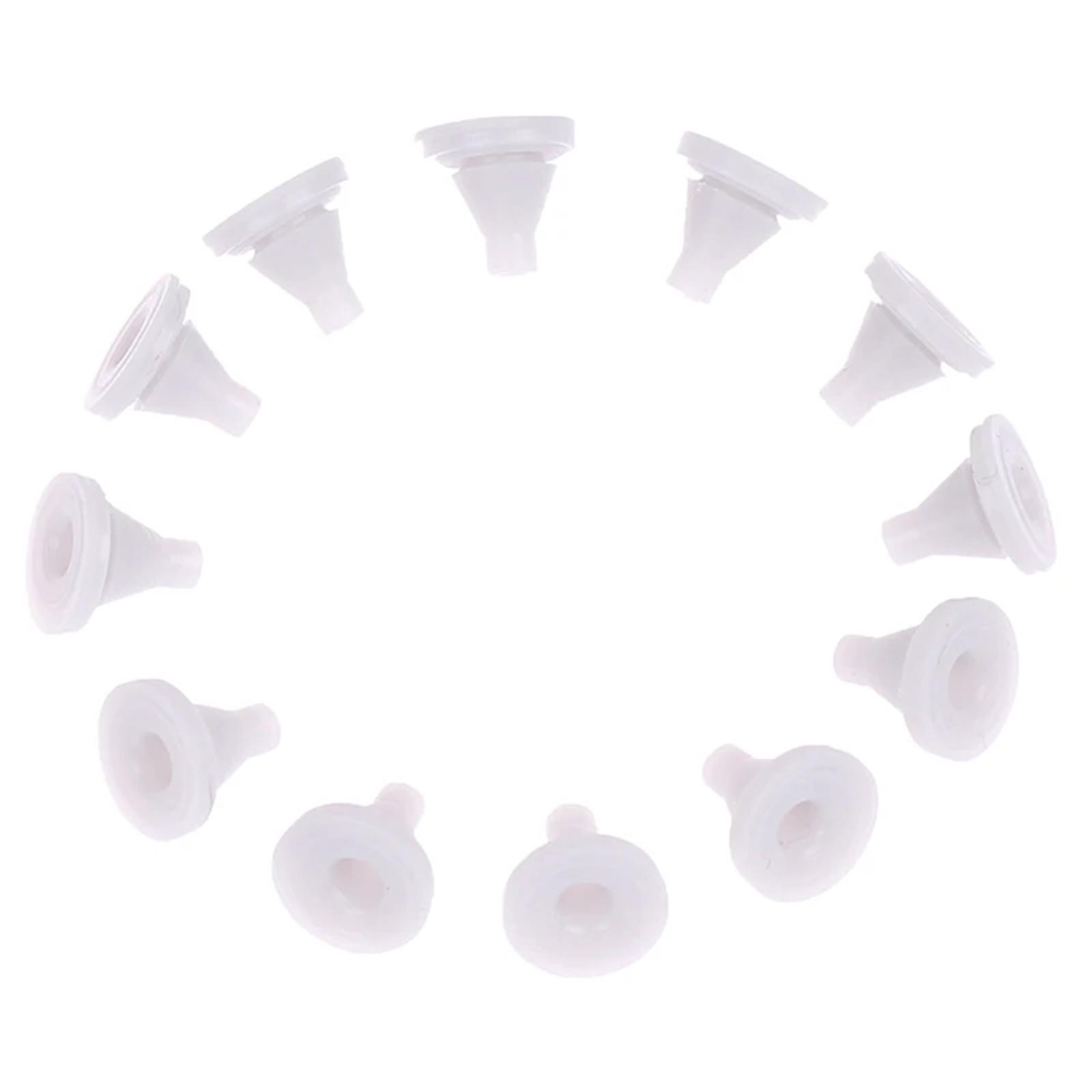 6x50x Shower Head Spray Hole Silicone Nozzles Accessories Round Nibs Universal