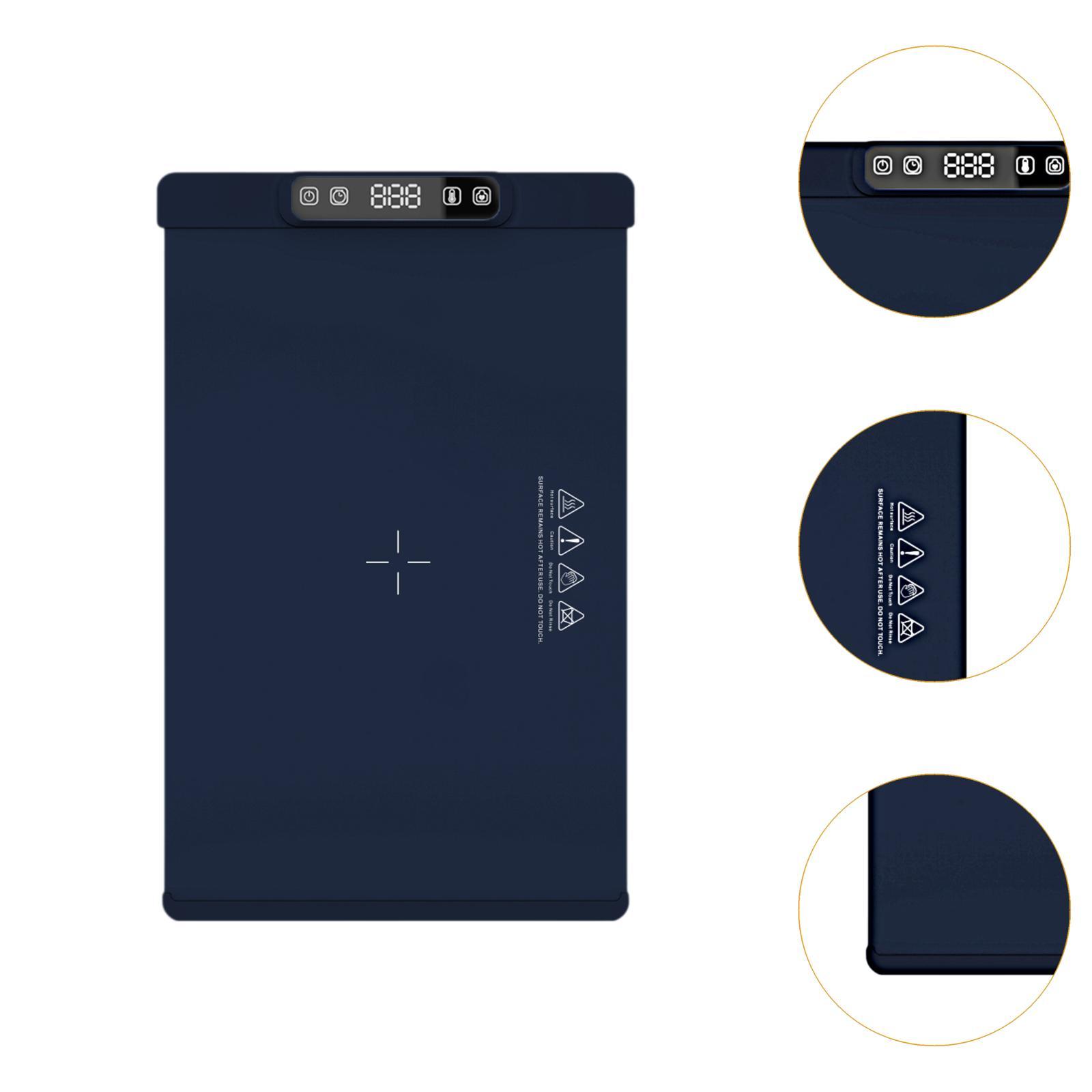 Electric Warming Tray Food Warmer for House Parties Restaurants Housewarming Black