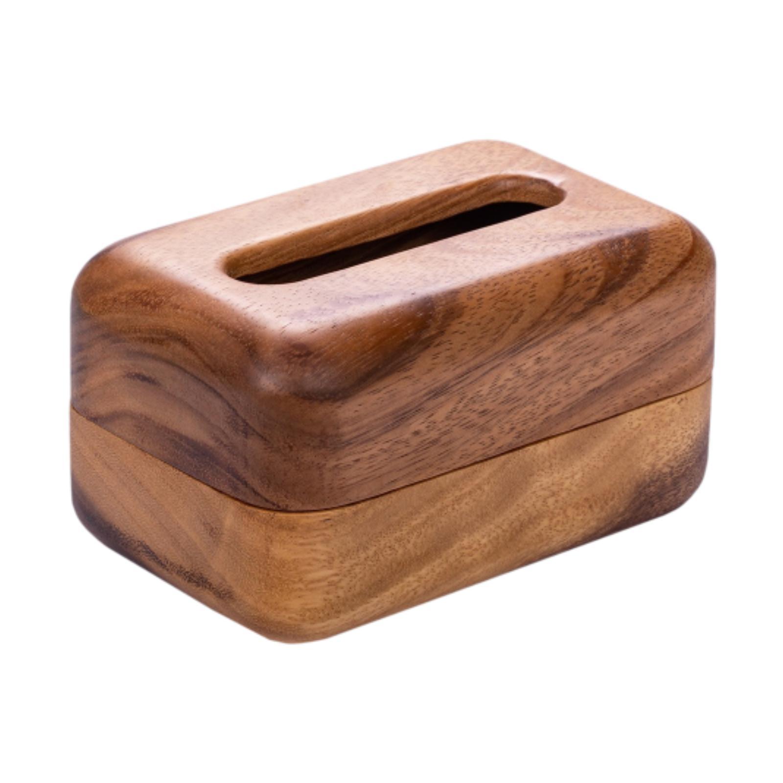Wood Tissue Box Cover