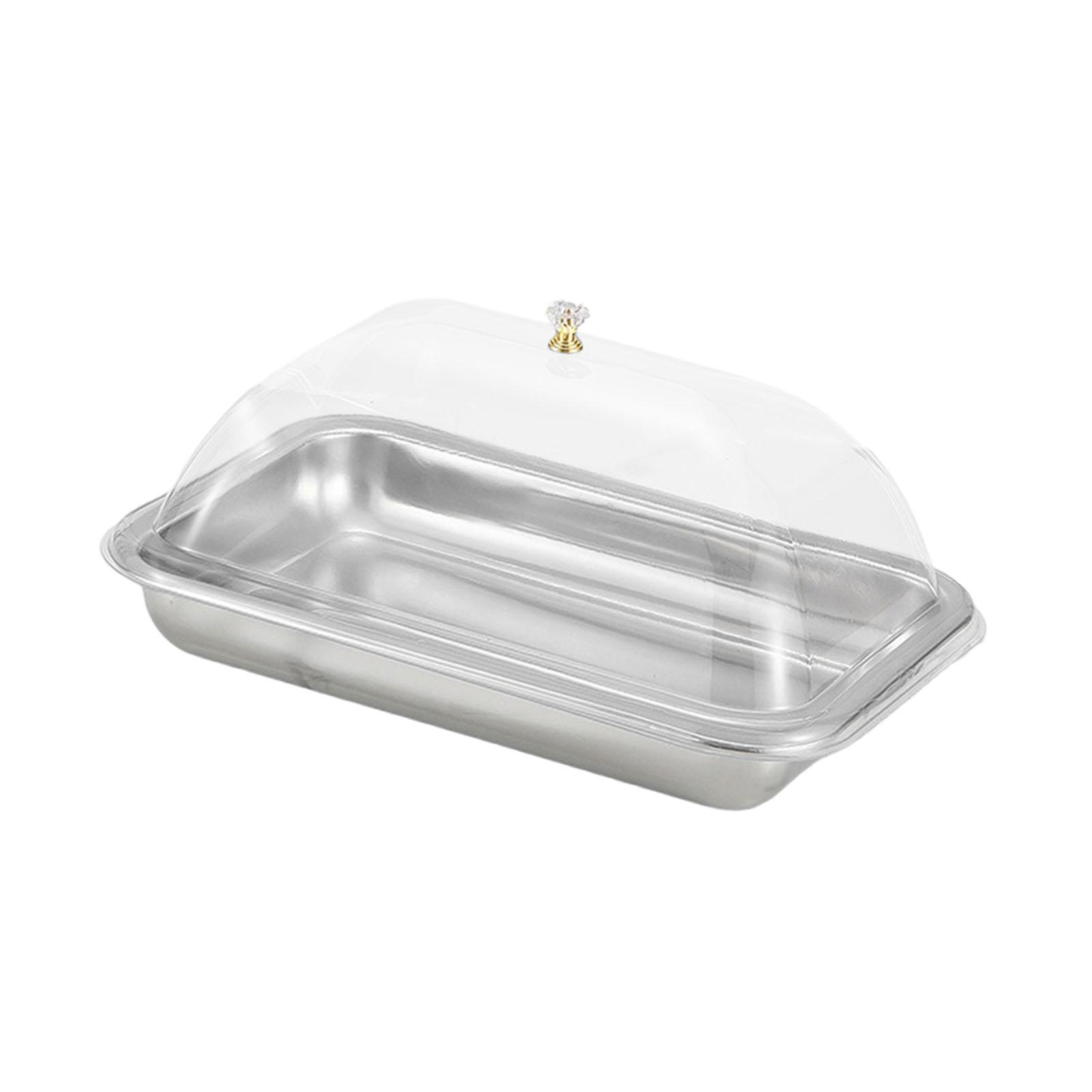 Serving Tray With Dome Lid 32x22x5cm