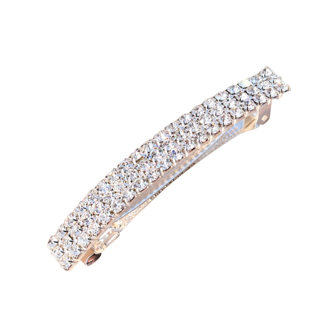 Rhinestone French Barrettes