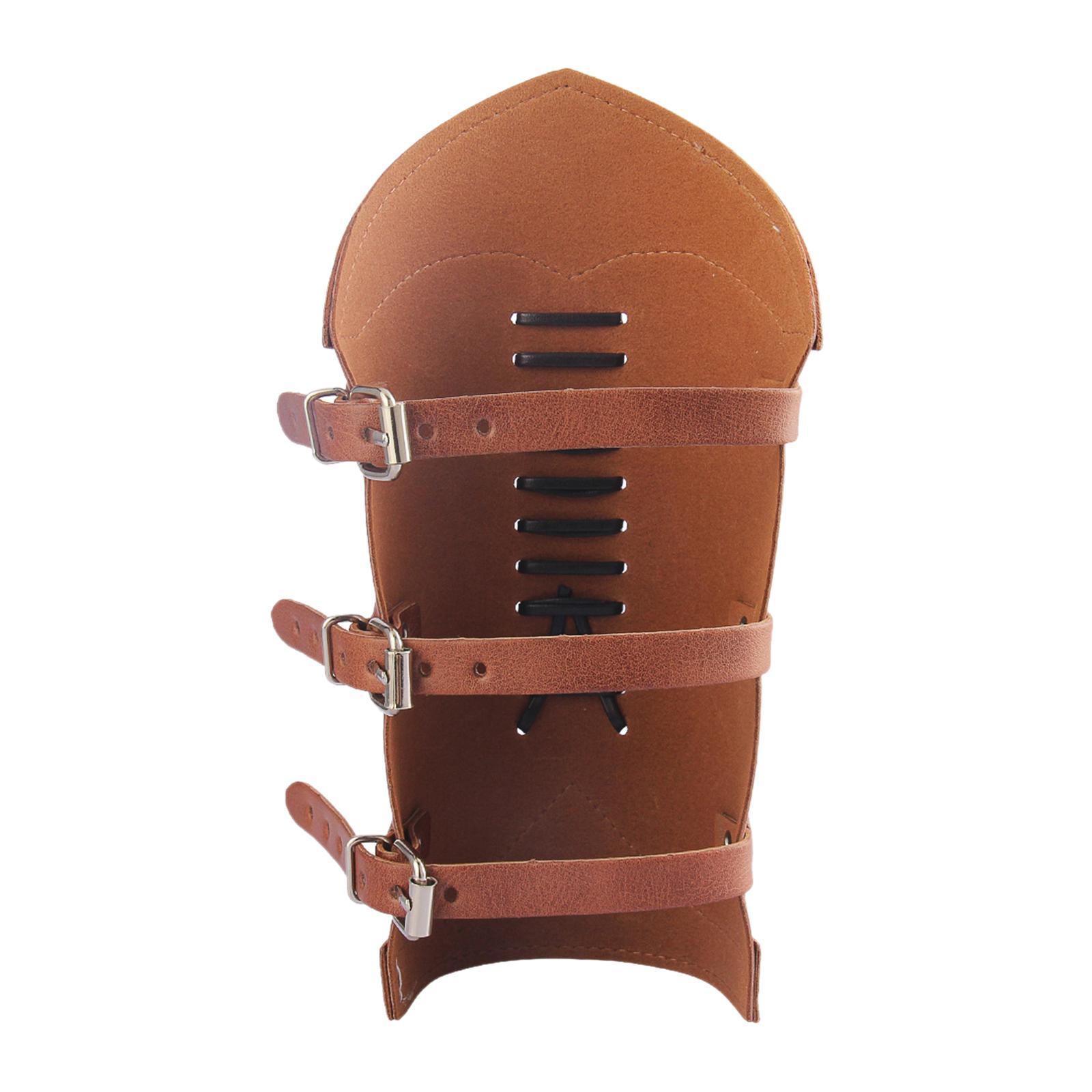Gauntlet Medieval Costume Bracers Cosplay Horsing Riding Men Women Coffee
