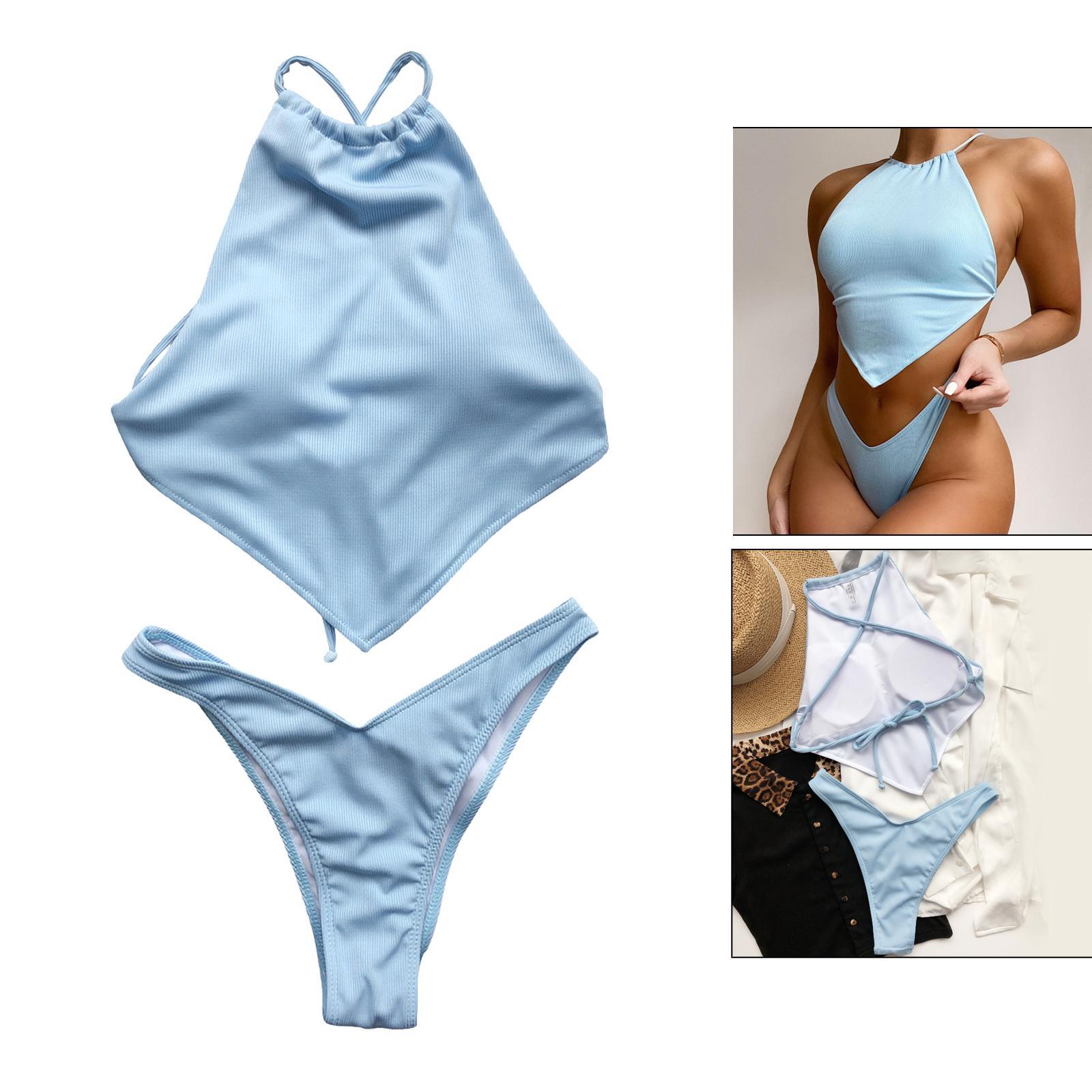 Chic Bikini Set Padded Cup Swimsuit Female Bathing Suit Biquini Beachwear M