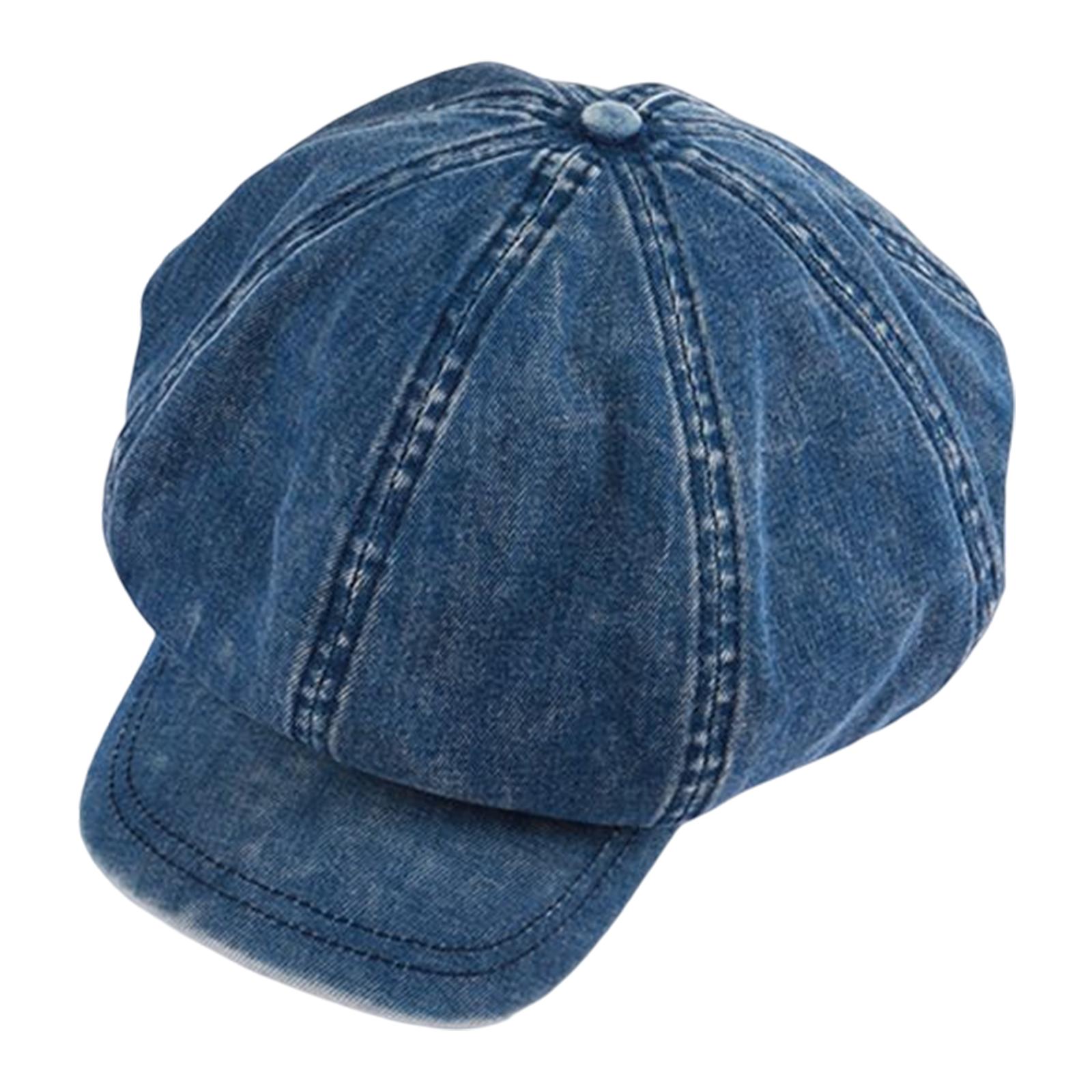 Denim Newsboy Hat