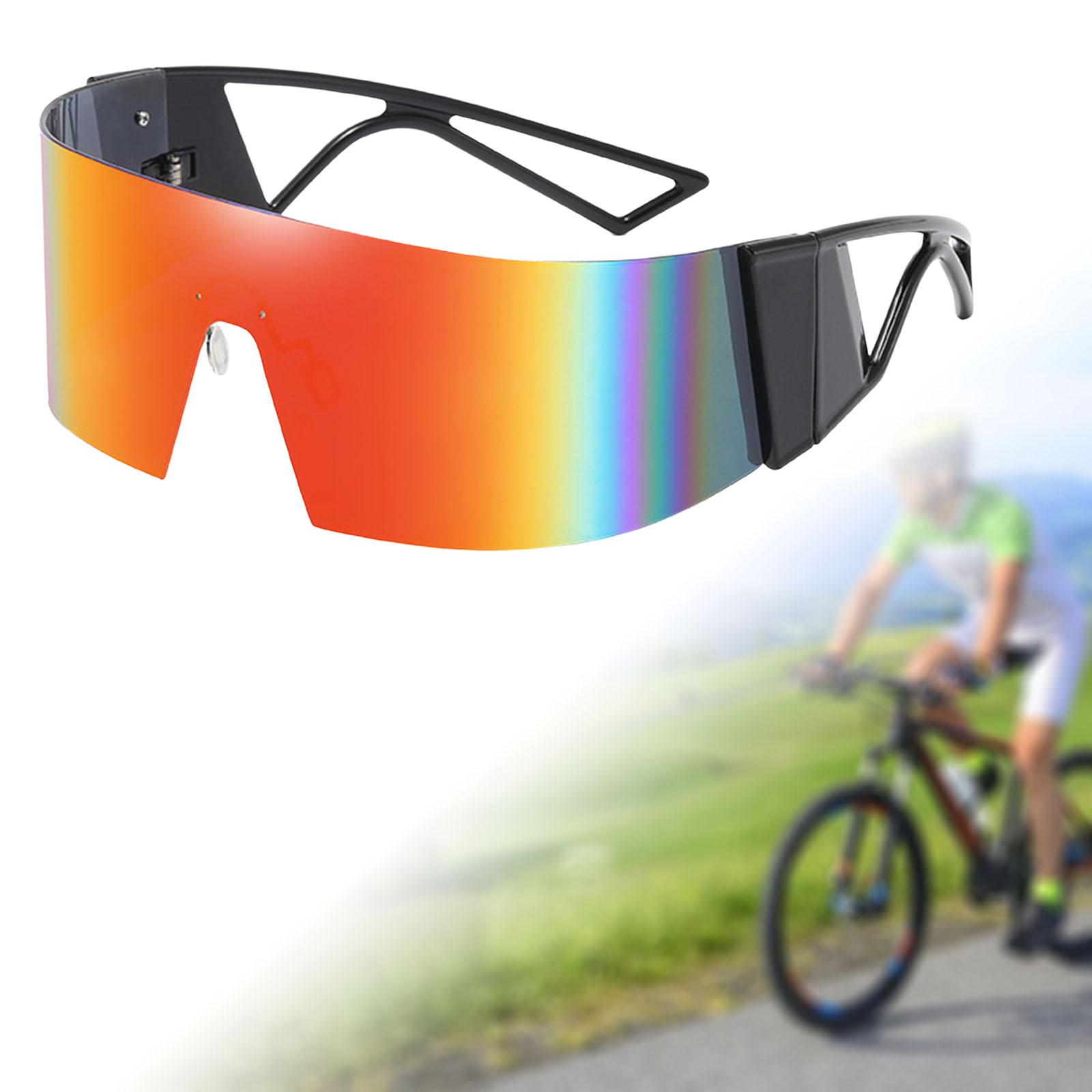 Cycling Sunglasses Running Biking Square Fishing Driving Bicycle Red 
