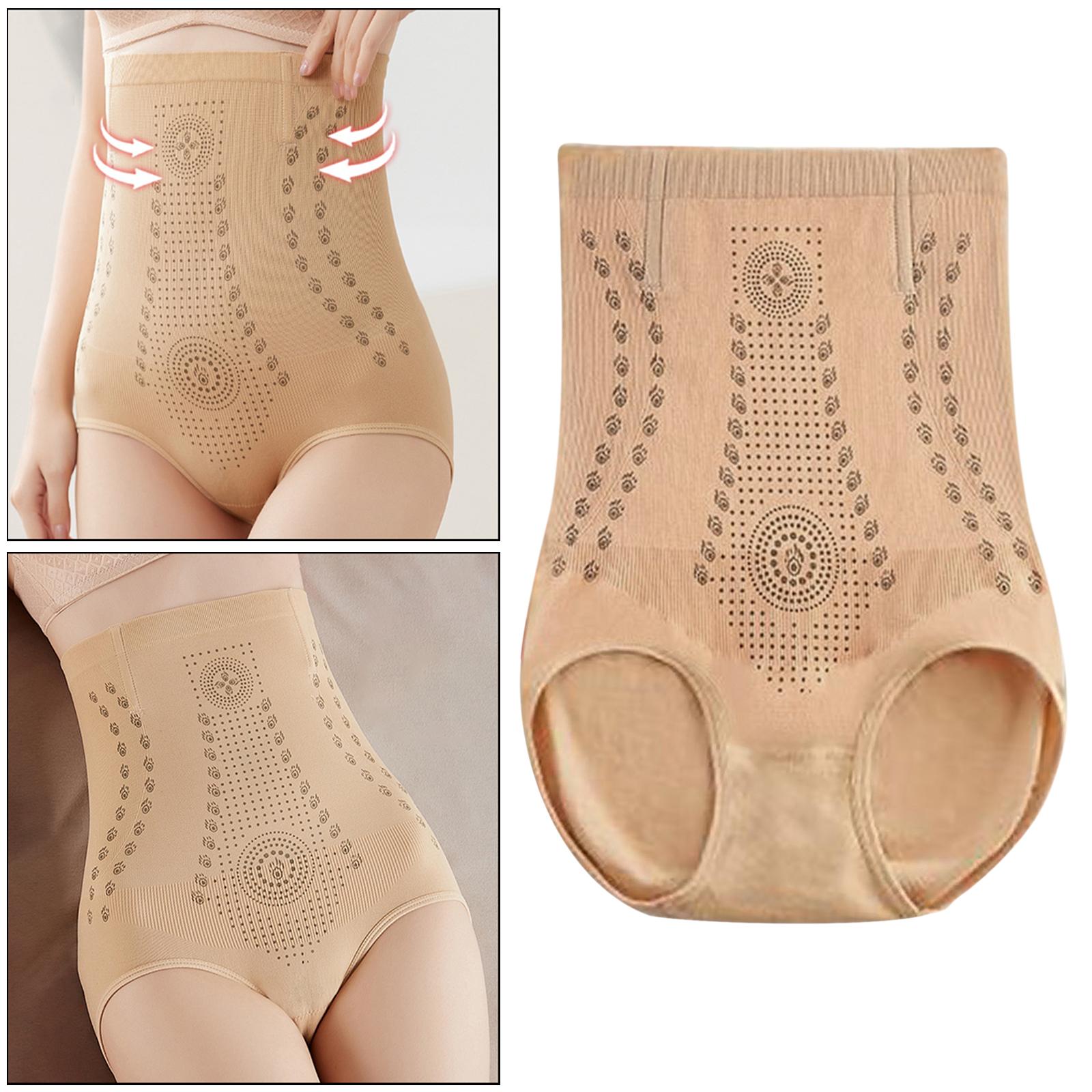 Women High Waist Underwear Knickers Full Coverage Tummy Control Panties Skin XXL