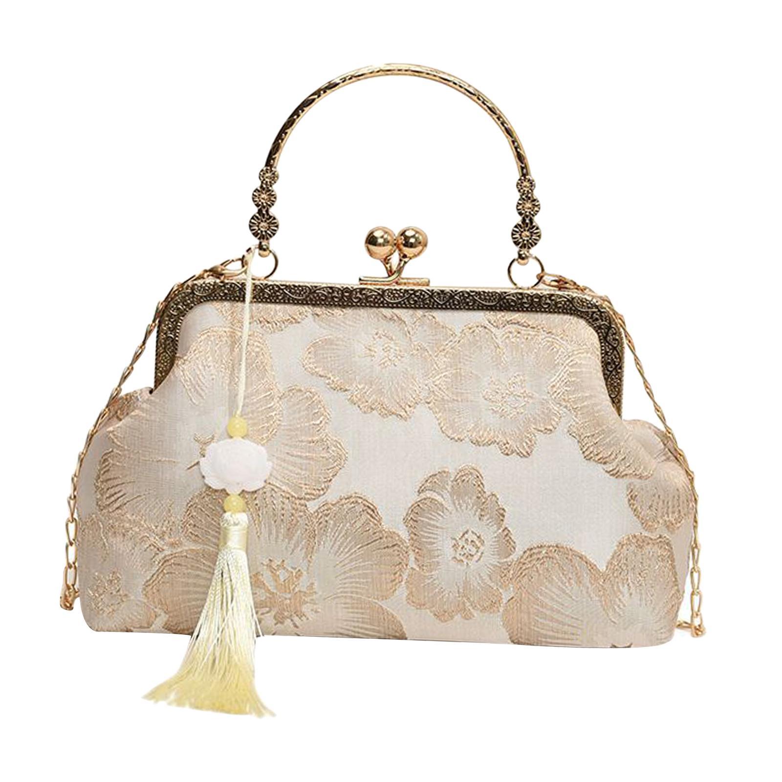Kiss Lock Crossbody Purse