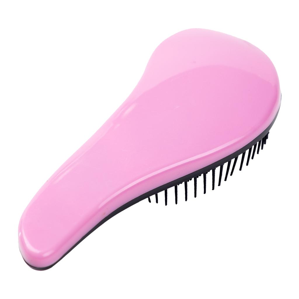 Hair Brush Detangling Comb Shower Hair Brush Salon Styling Hair Comb Pink