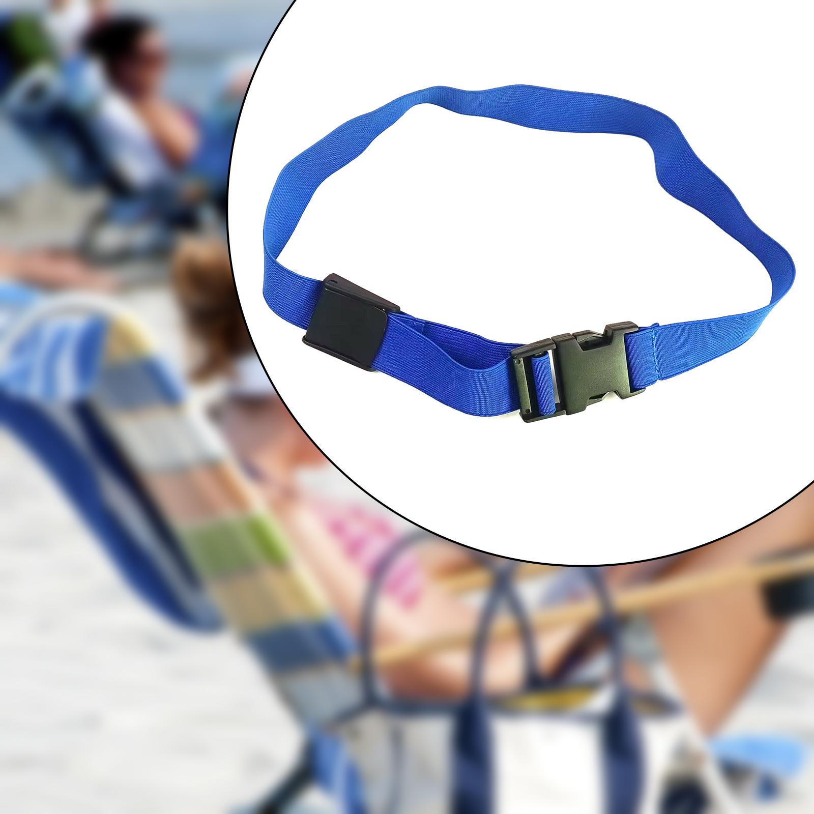 Beach Chair Towel Band 90cm Length Windproof Stretch Beach Chair Towel Strap