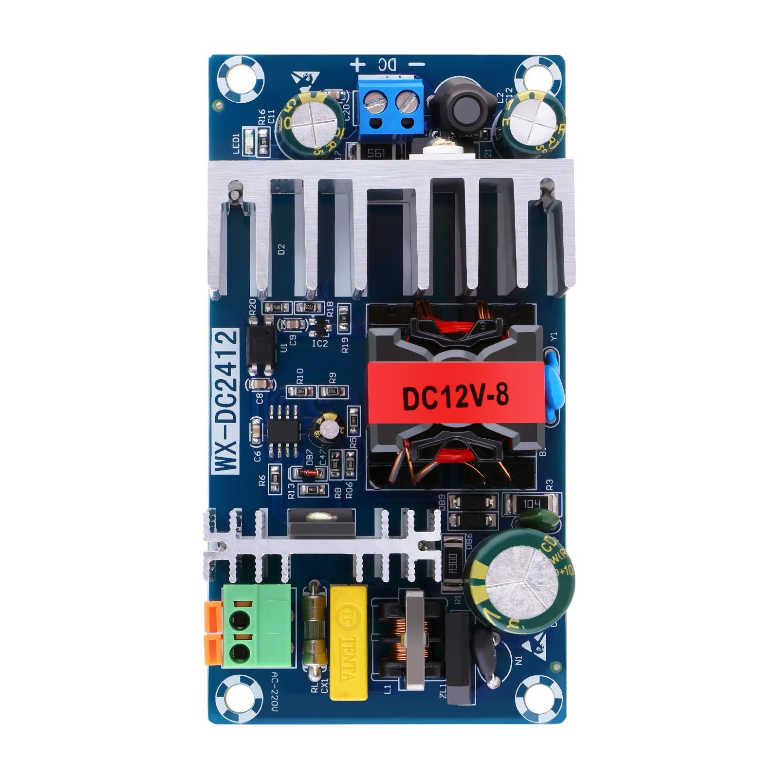 2xAC-DC Power Converter Module DC 12V 8A Switching Power Supply Board