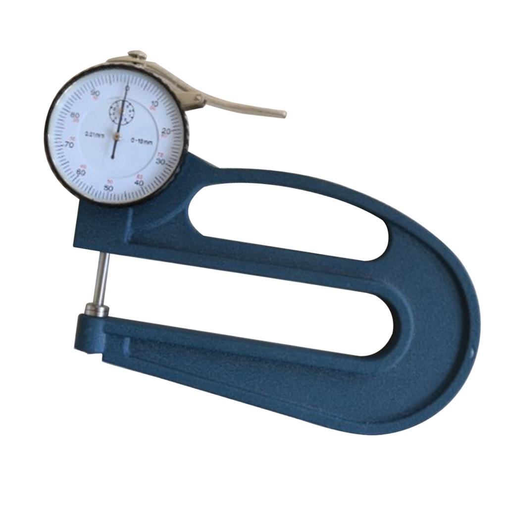 Thickness Gage Dial Indicator Gauge Measuring Tool 0-10X120mm