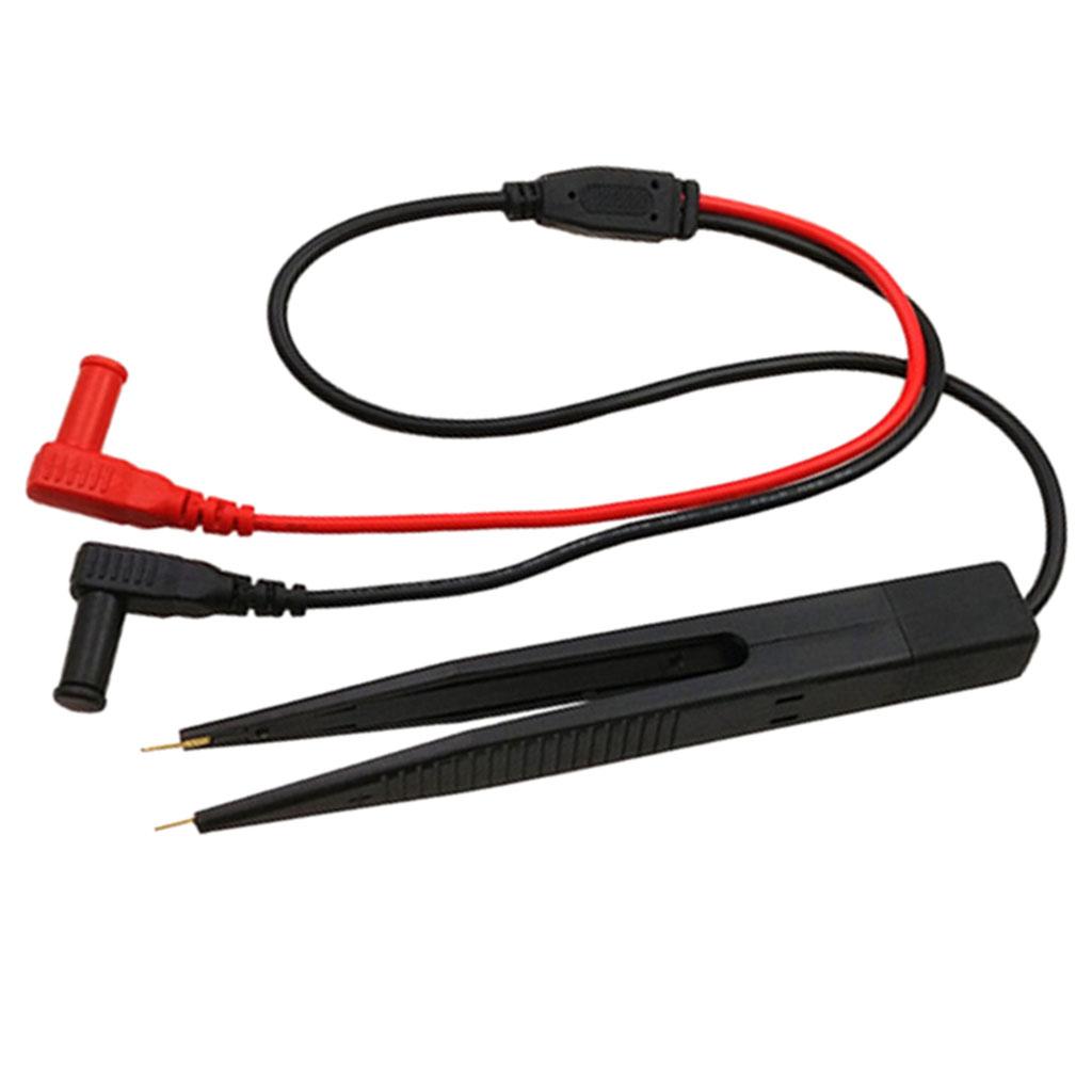 SMD Chip Component Testing Tool Multimeter Pen Probe Lead Tweezer